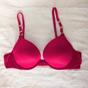 Victoria's secret very sexy push up tee bra red size 36B
